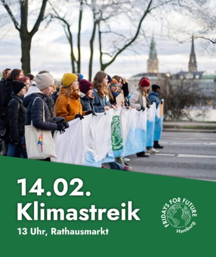 14.02. Klimastreik 13 Uhr Rathausmarkt